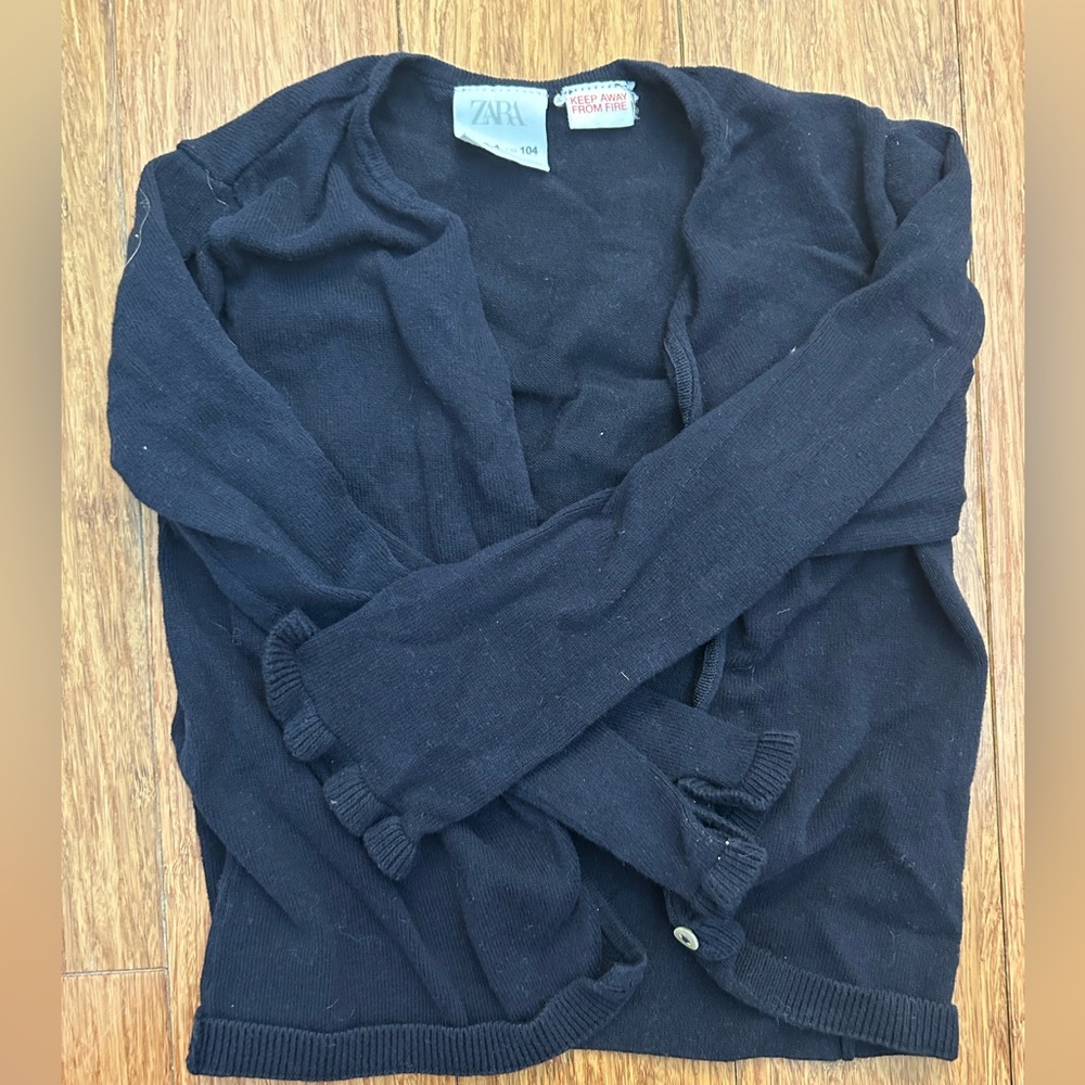 Zara Girls Navy Sweater 3-4 yrs